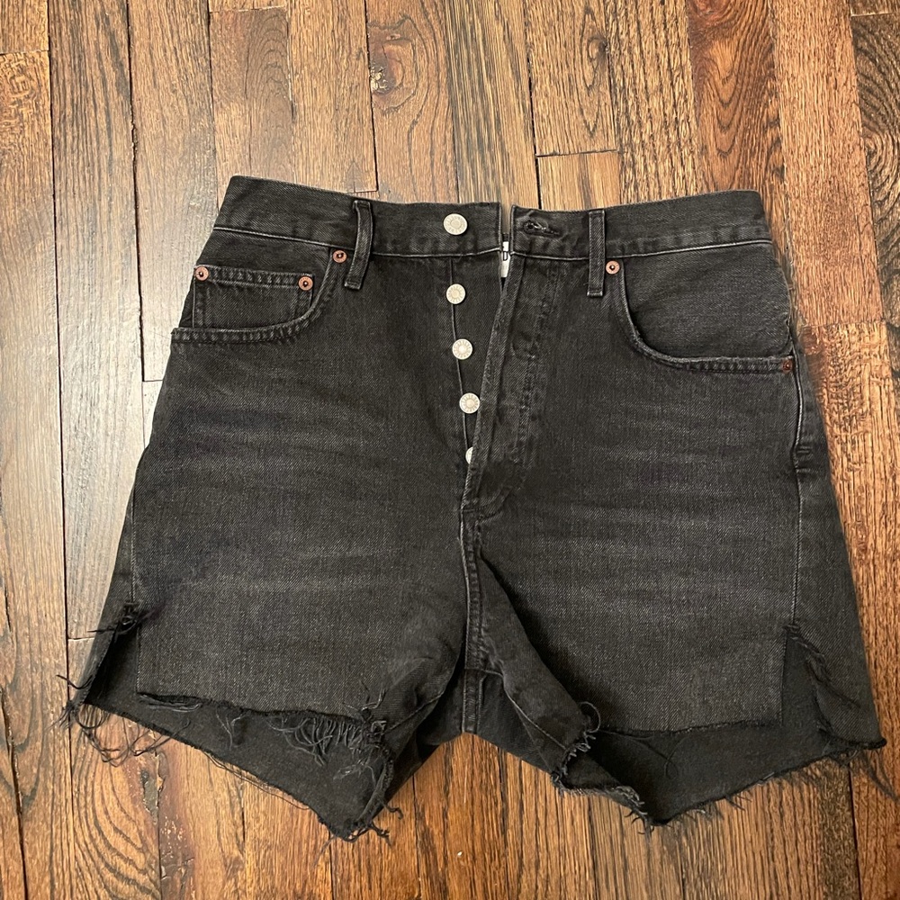 Agolde black jean shorts BRAND NEW without tags